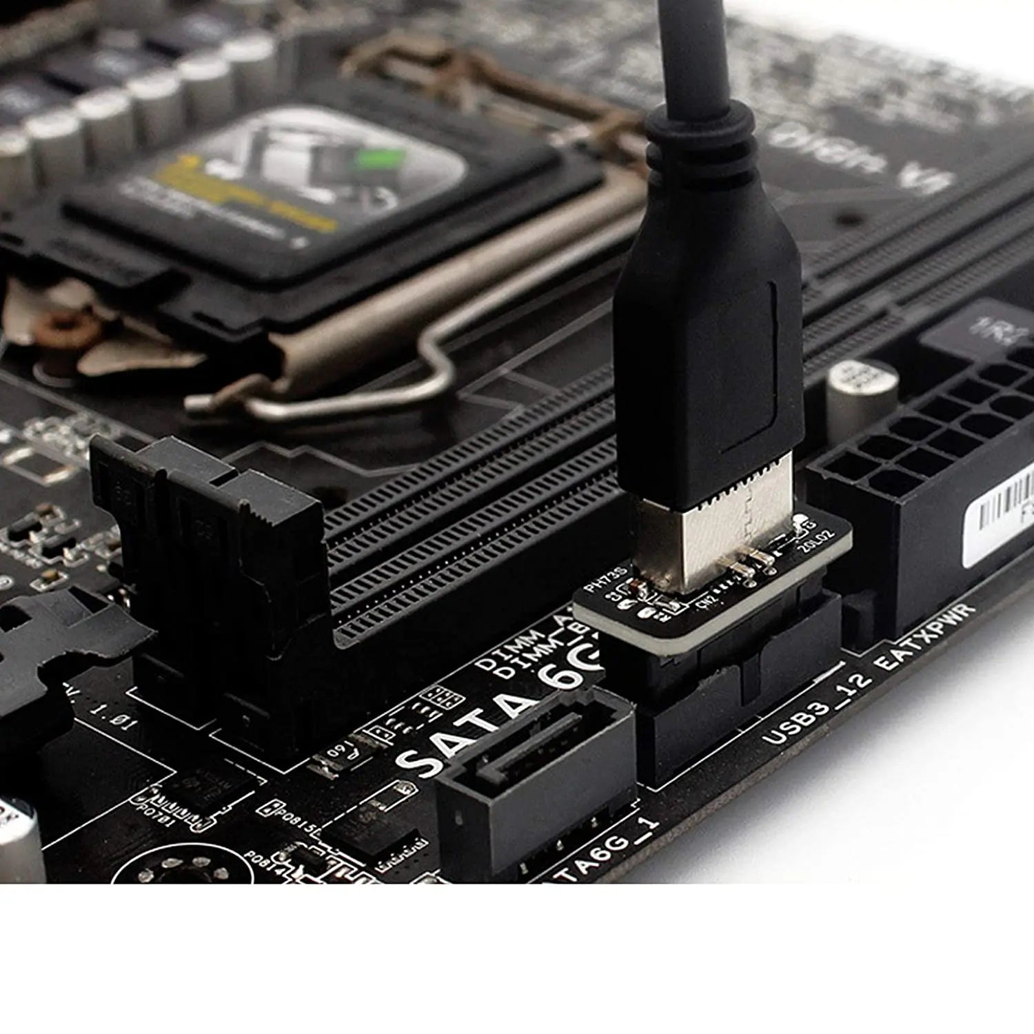 USB3.0 Internal Header to USB 3.1/3.2 Type C Front Type E Adapter 20pin to 19pin