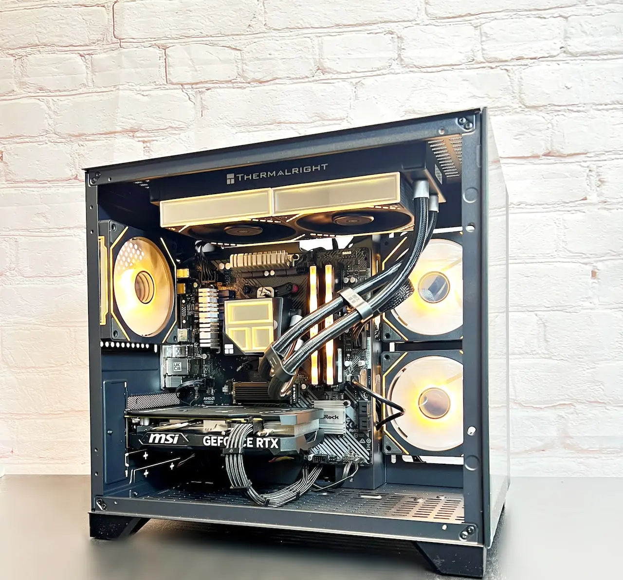 Liquid Cooled RTX 4060 Ryzen 5 5500 16GB RAM 1TB M.2 Gaming PC