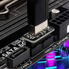 USB3.0 Internal Header to USB 3.1/3.2 Type C Front Type E Adapter 20pin to 19pin