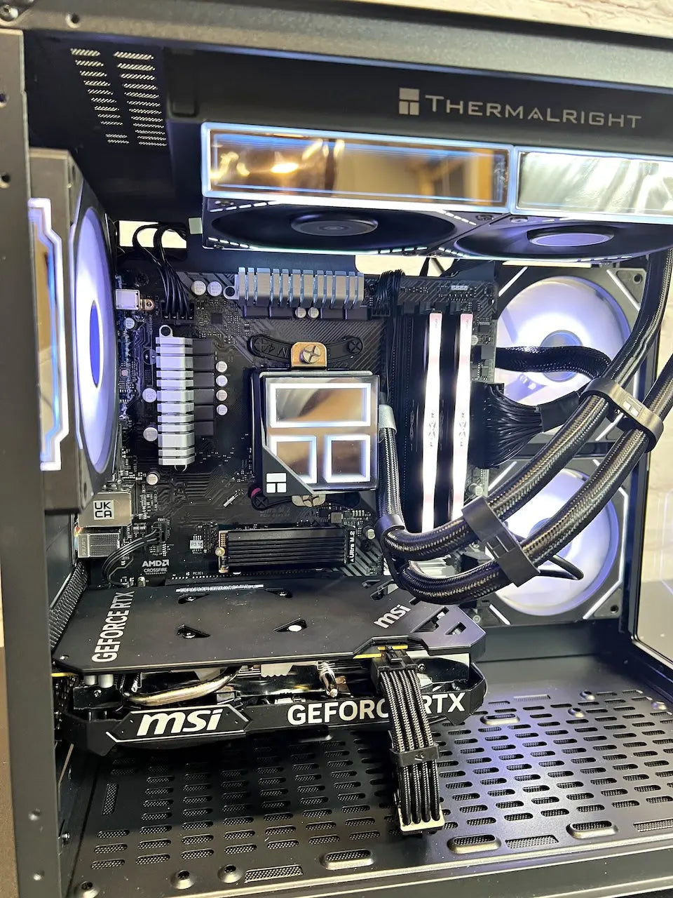 Liquid Cooled RTX 4060 Ryzen 5 5500 16GB RAM 1TB M.2 Gaming PC