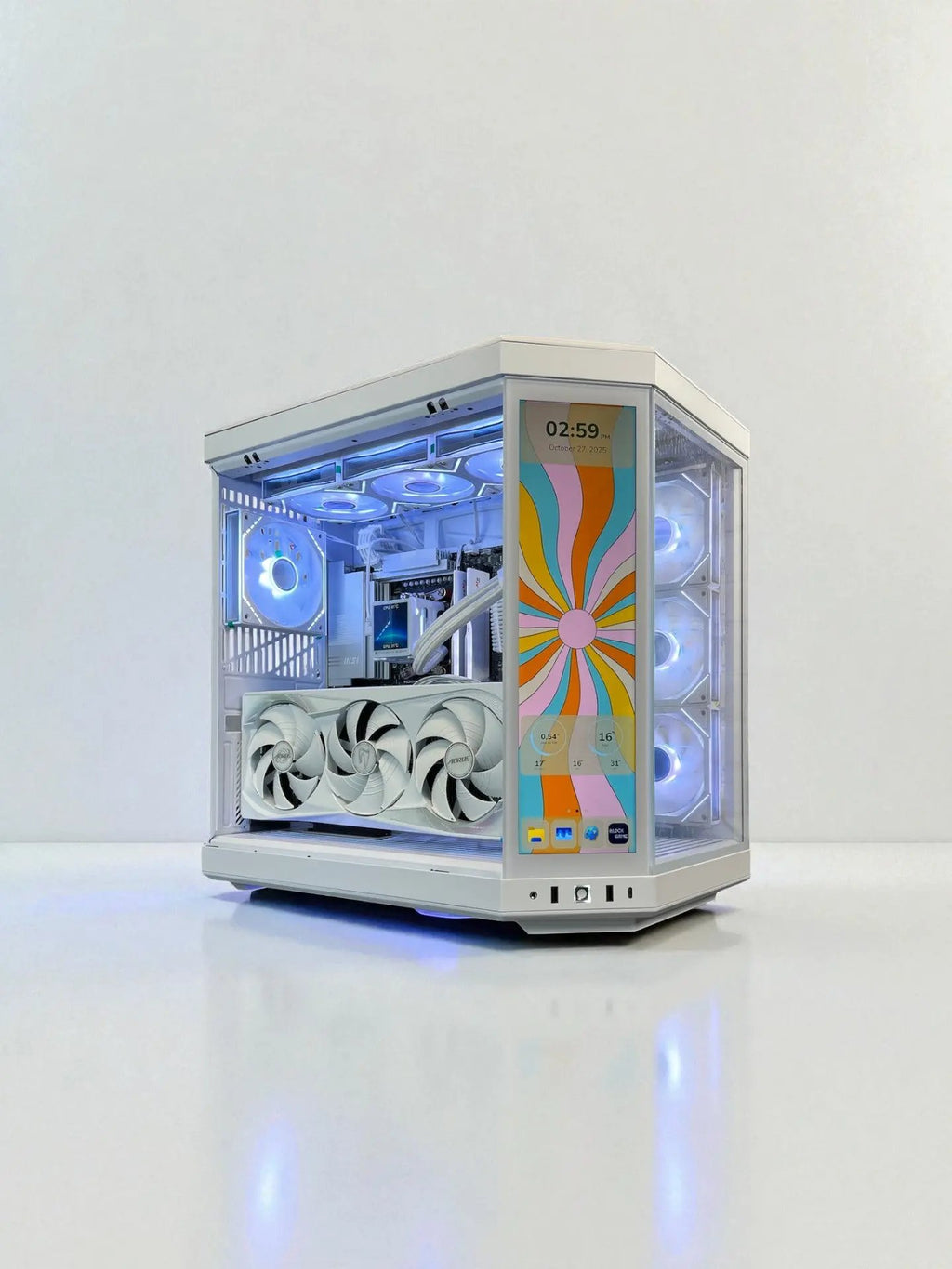 The Touch RTX 5080 Master ICE Ryzen 7 9800X3D 64GB RAM 4TB M.2 WIFI 7 Game Bundle Gigabyte