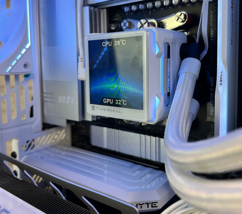 The Touch RTX 5080 Master ICE Ryzen 7 9800X3D 64GB RAM 4TB M.2 WIFI 7 Game Bundle Gigabyte