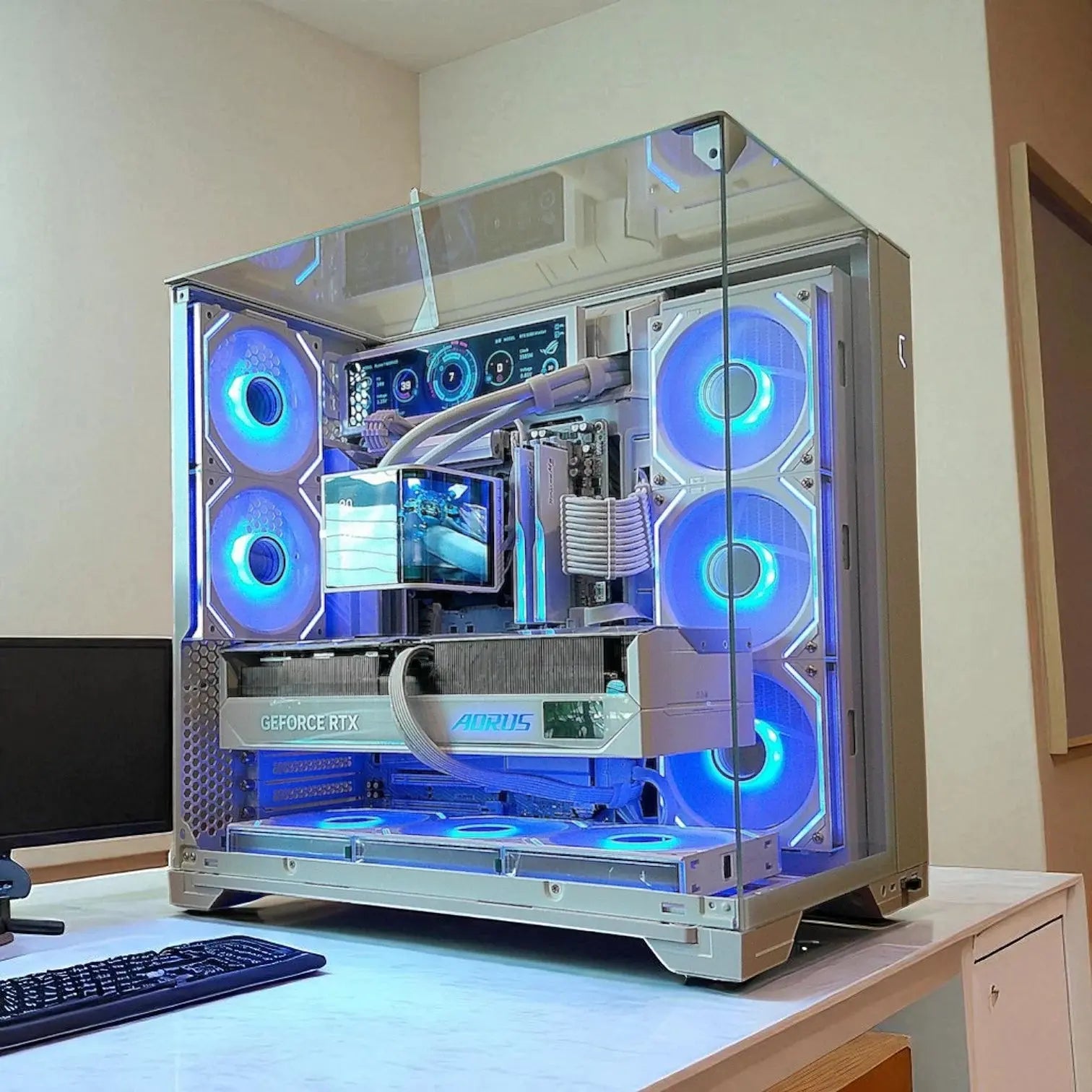 The Chameleon RTX 5080 Master Ice Ryzen 9800X3D 32GB DDR5 2TB M.2 Win 11 Pro Tustin System